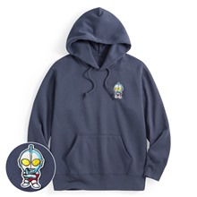 超人力霸王刷毛電繡連帽衫-05-男