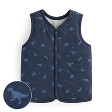 鋪棉印花背心-童