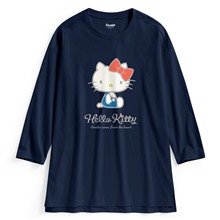 三麗鷗寬長版八分袖印花T恤-03-女