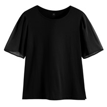 莫代爾雪紡袖上衣-女