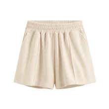 毛圈寬鬆休閒短褲-女
