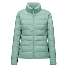 極輕羽絨立領外套-女
