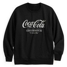 可口可樂刷毛印花圓領衫-02-男