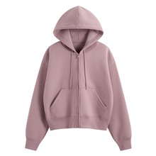 運動空氣層短版連帽外套-女