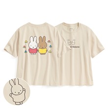 Miffy and Friends寬版印花T恤-04-女
