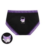 三麗鷗棉質蕾絲中腰內褲-01-女