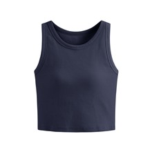 Bra削肩中短版背心-女