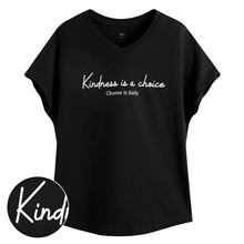 莫代爾V領文字上衣-01-女