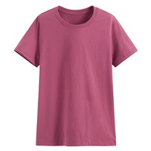 純棉圓領T恤-女