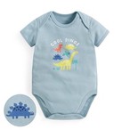 純棉羅紋恐龍印花包臀衣-Baby