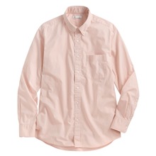 柔棉長袖襯衫-男