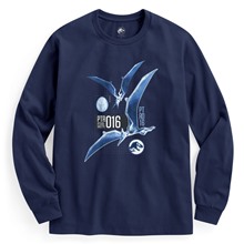 Jurassic World長袖印花T恤-05-男