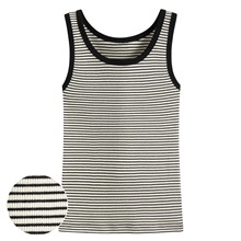 羅紋條紋背心-女