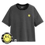 S.W.SMILEY®純棉寬版電繡T恤-女