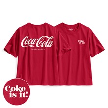 可口可樂寬版印花T恤-13-女