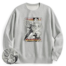 七龍珠Z刷毛印花圓領衫-01-男