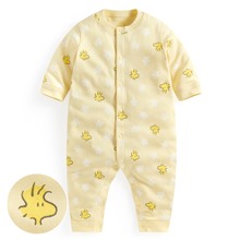 史努比系列純棉羅紋印花連身衣-Baby