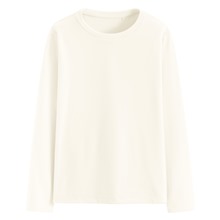 Fleece彈性細刷毛寬版上衣-女