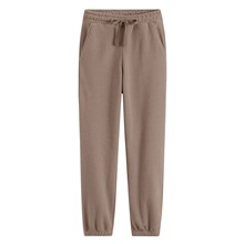 Fleece寬版束口長褲-女