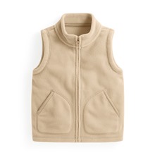 Fleece立領背心-童