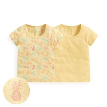 純棉網眼印花T恤(2入)-Baby