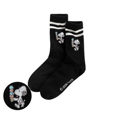 史努比系列中筒襪-女