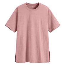 竹節棉寬鬆長版T恤-女