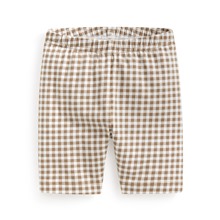 彈力格紋五分內搭褲-Baby