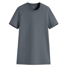 純棉厚實圓領T恤-女