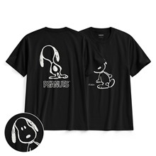 史努比系列印花T恤-02-男