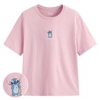 迪士尼系列莫代爾寬版電繡上衣-女