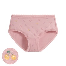莫代爾蕾絲櫻桃中腰內褲-女