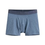 棉質中腰平口內褲-男