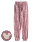 迪士尼系列竹節棉束口褲-女