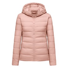 極輕羽絨連帽外套-女