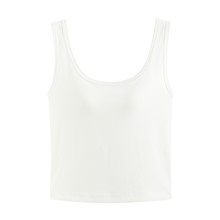 Bra羅紋中短版背心-女