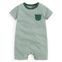純棉口袋條紋連身衣-Baby