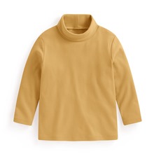 磨毛柔棉高領長袖T恤-童