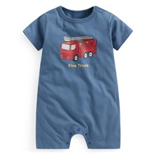 純棉車車印花連身衣-Baby