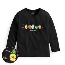 LINE FRIENDS minini長袖印花T恤-01-童