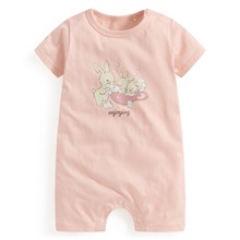 純棉碎花兔兔印花連身衣-Baby