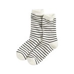 條紋中筒襪-女