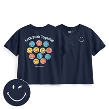SmileyWorld®寬版印花T恤-04-童