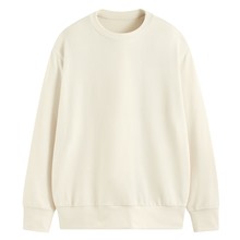 柔軟磨毛寬鬆圓領上衣-女