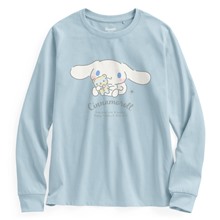 三麗鷗長袖印花T恤-01-女