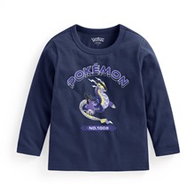 寶可夢長袖印花T恤-03-童