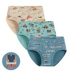 莫代爾印花三角褲(3入)-男童