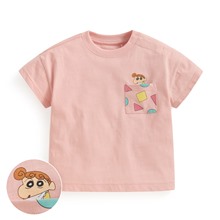 蠟筆小新竹節棉口袋印花T恤-Baby