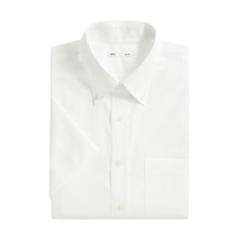 商務彈性短袖襯衫-男