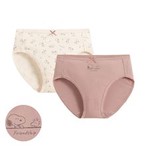 史努比系列棉質中腰內褲(2入)-女